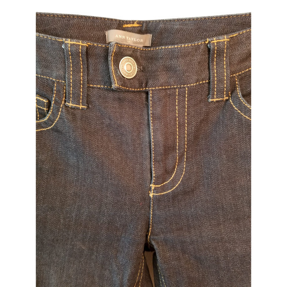 Ann Taylor Slim Fit Blue Capri Women's Jeans Size 4 in 32W Inseam 20 in - Picture 4 of 6